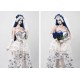 Blood Supply Vampire Bride Corset Top, Hoop Bloomers, Tulle Overlayer and Set(Full Payment Without Shipping)